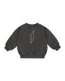 Rylee & Cru Black Bolt Sweat Set