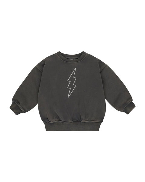 Rylee & Cru Black Bolt Sweatshirt