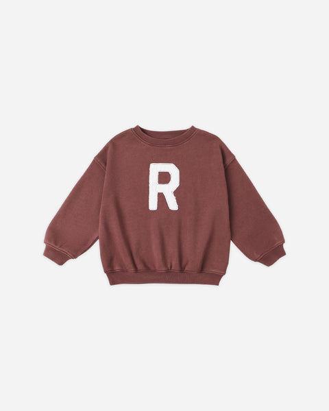 Rylee & Cru Burgundy Relaxed Sweatshirt