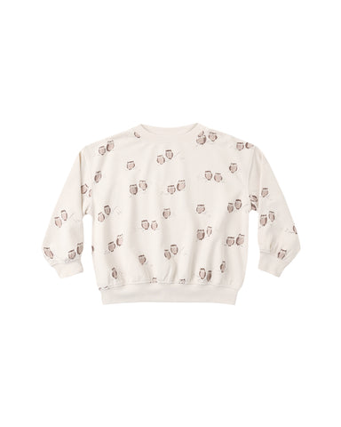 Rylee & Cru Petal Owls Sweat Set