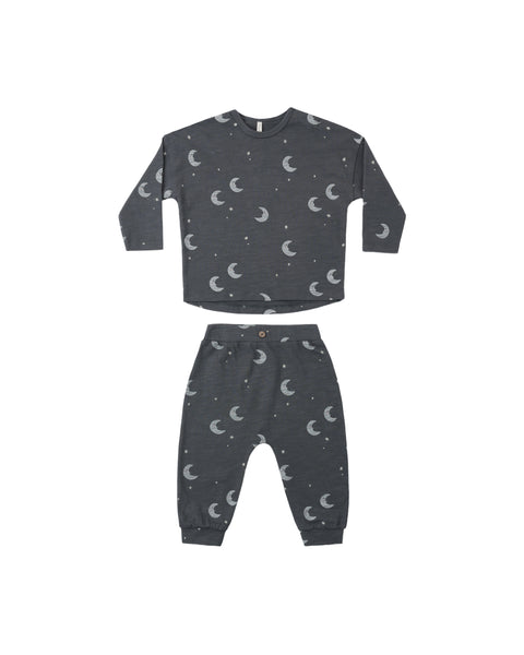 Rylee & Cru Midnight Moons Long Sleeve Tee + Pant Set