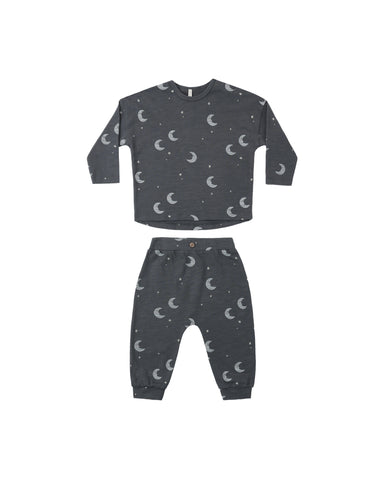 Rylee & Cru Midnight Moons Long Sleeve Tee + Pant Set