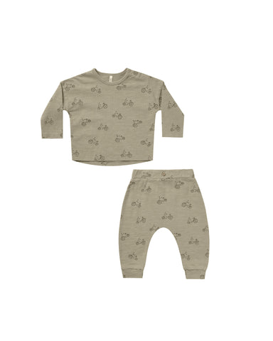 Rylee & Cru Fern Bikes Tee + Pant Set