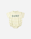Rylee & Cru Citron Surf Relaxed Bubble Romper