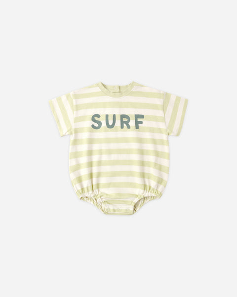 Rylee & Cru Citron Surf Relaxed Bubble Romper