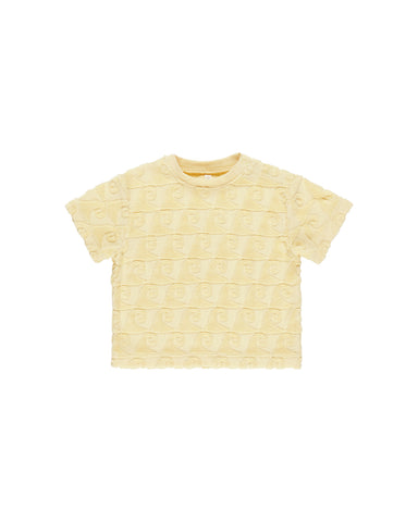 Rylee & Cru Yellow Waves Relaxed Terry Tee