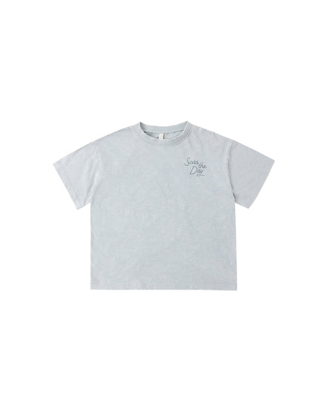 Rylee & Cru Light Blue Seas The Day Relaxed Tee