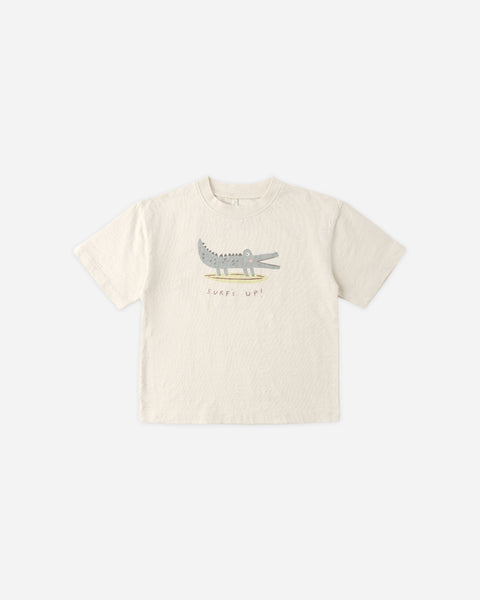 Rylee & Cru Natural Alligator Relaxed Tee