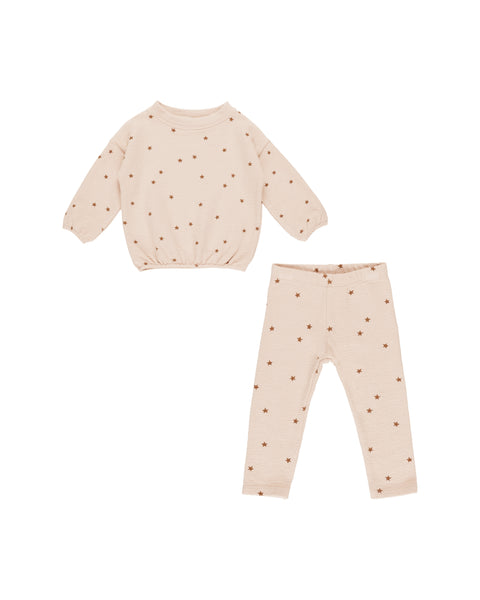 Rylee & Cru Shell Stars Spongey Knit Set