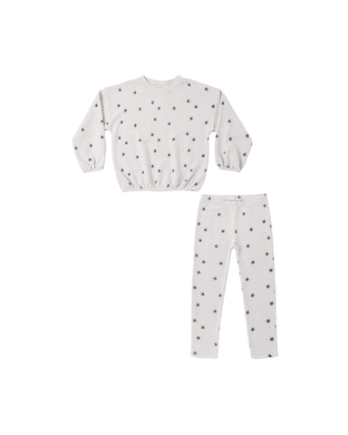 Rylee & Cru Fog Stars Spongey Knit Set