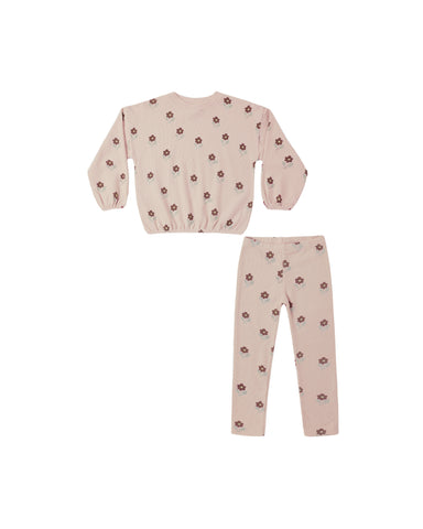 Rylee & Cru Petal Daisy Spongey Knit Set