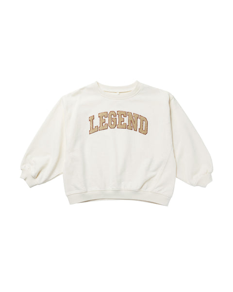 Rylee & Cru Ivory Legend Oversized Sweatshirt