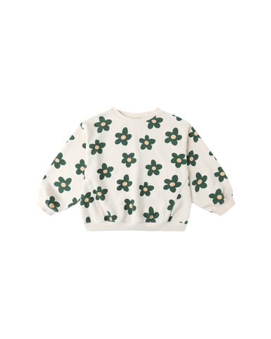Rylee & Cru Natural Daisy Oversized Sweatshirt