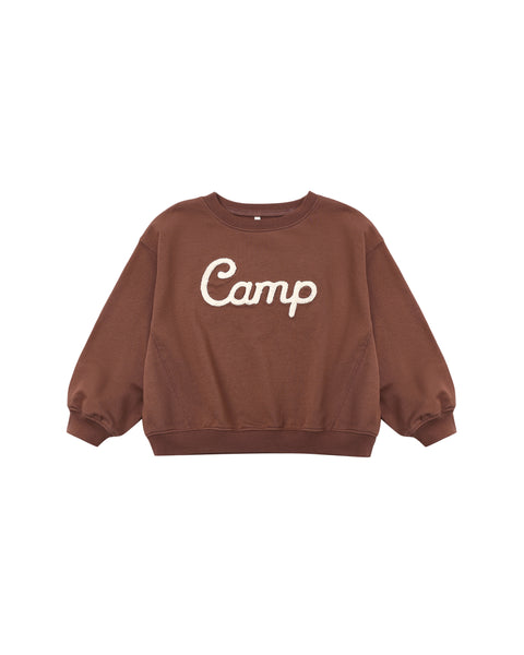 Rylee & Cru Mulberry Camp Oversized Sweatshirt