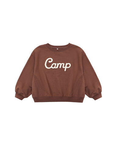 Rylee & Cru Mulberry Camp Oversized Sweatshirt