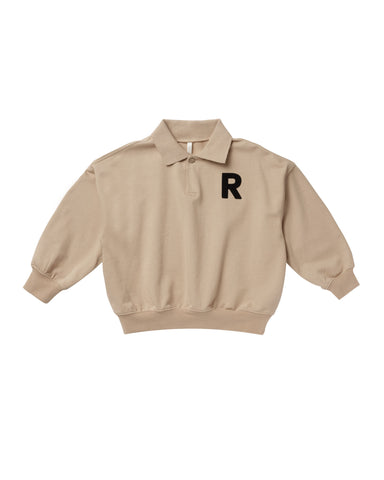Rylee & Cru Sand Collared Sweatshirt