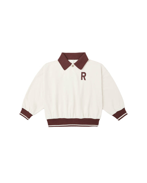 Rylee & Cru Natural Collared Sweatshirt
