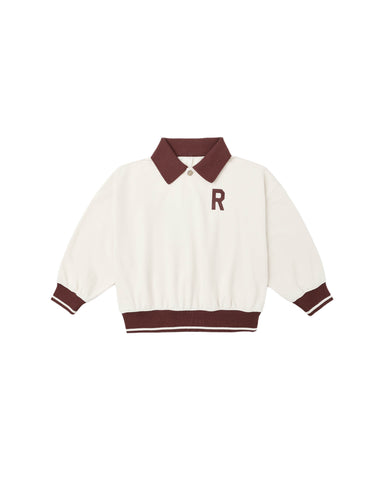 Rylee & Cru Natural Collared Sweatshirt