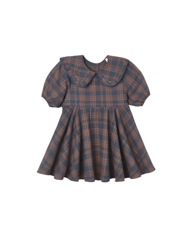 Rylee & Cru Midnight Plaid Camille Dress