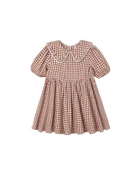 Rylee & Cru Brick Check Camille Dress