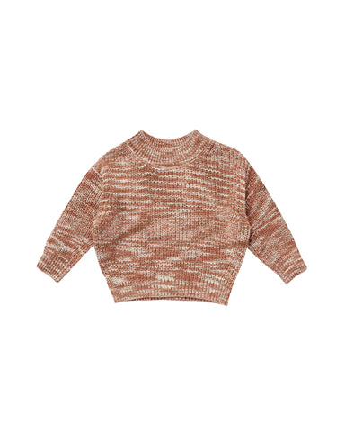 Rylee & Cru Heathered Spice Sweater + Bloomer Set