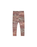 Rylee & Cru Heathered Melon Berry Space Dye Legging Set