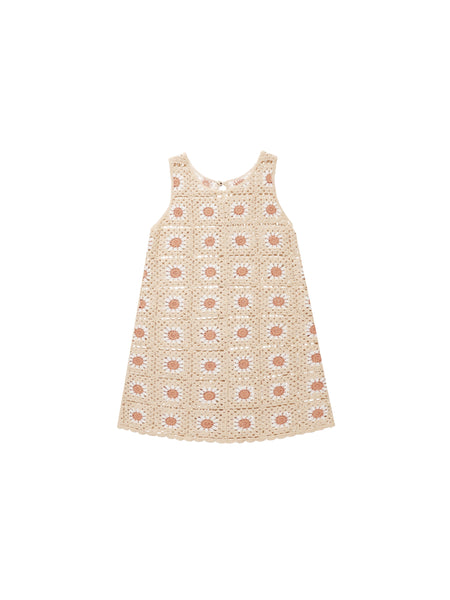 Rylee & Cru Floral Crochet Tank Mini Dress