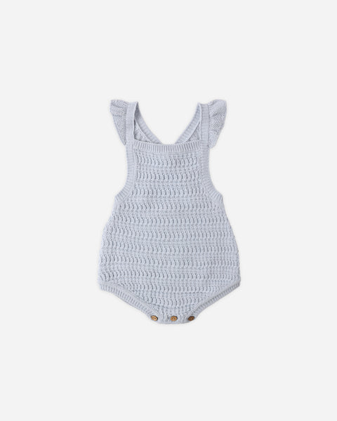 Rylee & Cru Periwinkle Crochet Romper