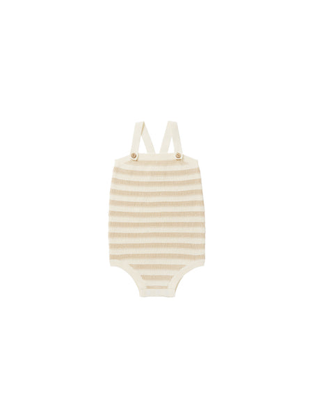 Rylee & Cru Sand Stripe Knit Romper