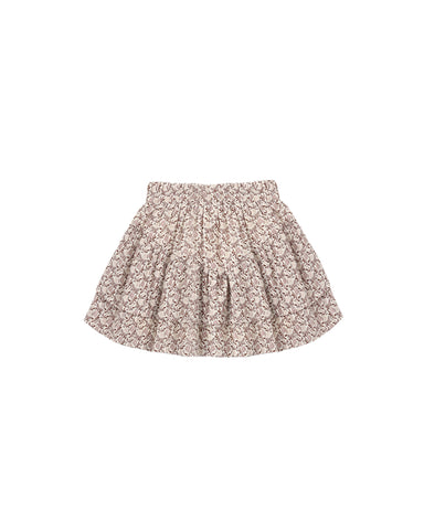 Rylee & Cru Natural Primrose Tiered Mini Skirt