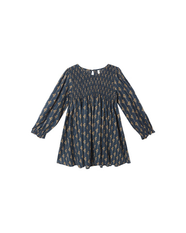 Rylee & Cru Navy Vintage Bloom Capri Dress