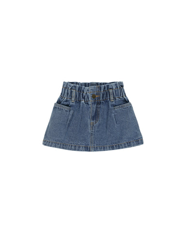 Rylee & Cru Indigo Denim Mini Skirt