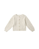 Rylee & Cru Heathered Oatmeal Cheyenne Cardigan + Pant Set