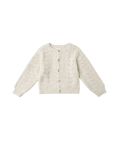Rylee & Cru Heathered Oatmeal Cheyenne Cardigan