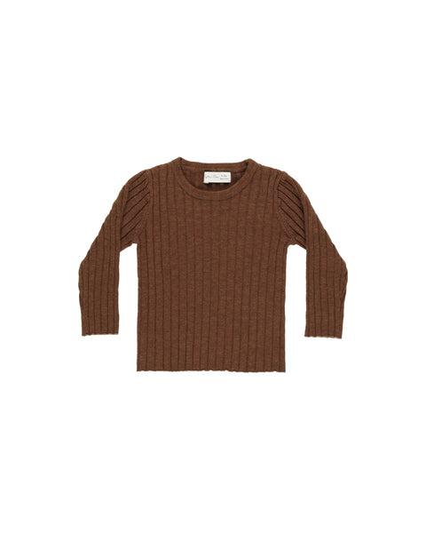 Rylee & Cru Brown Knit Top