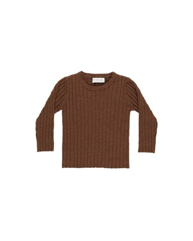 Rylee & Cru Brown Knit Top