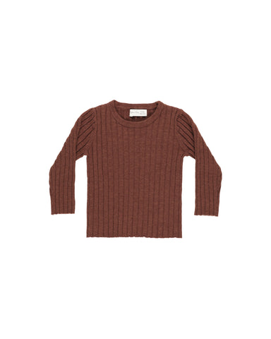 Rylee & Cru Brick Knit Long Sleeve Top