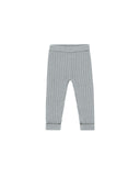 Rylee & Cru Dusty Blue Knit Top + Cuffed Legging Set