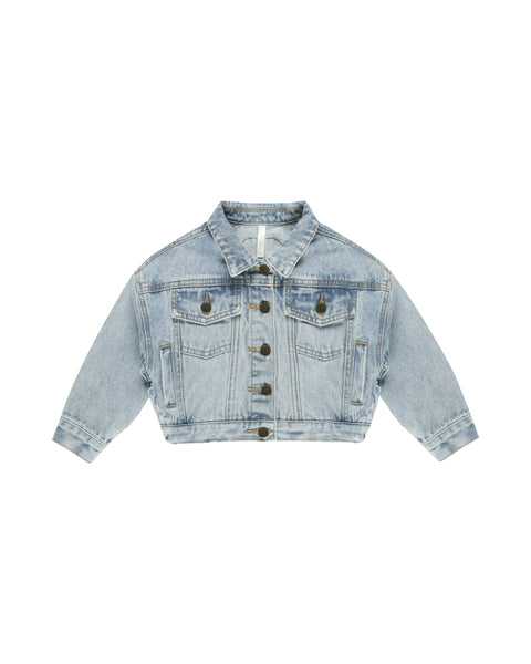 Rylee & Cru Light Blue Washed Denim Jacket