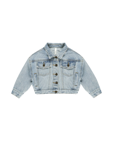 Rylee & Cru Light Blue Washed Denim Jacket