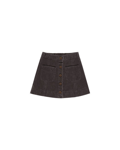 Rylee & Cru Washed Black Denver Mini Skirt