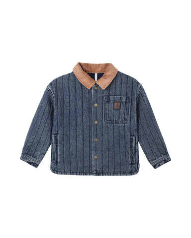 Rylee & Cru Indigo Nashville Quilted Jacket