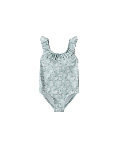 Rylee & Cru Light Blue Hydrangea Giana One-Piece