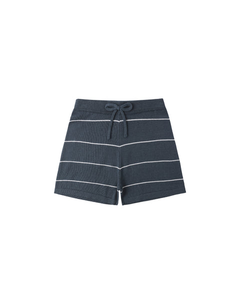 Rylee & Cru Navy Stripe Chandler Knit Shorts