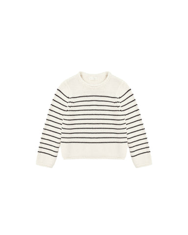 Rylee & Cru Natural Black Stripe Jacques Sweater
