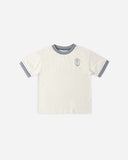 Rylee & Cru Ivory Anchor Bow Ringer Tee