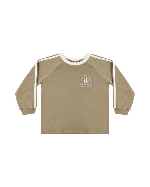 Rylee & Cru Olive Into The Wild Jersey Long Sleeve Tee