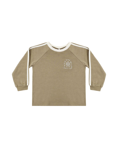 Rylee & Cru Olive Into The Wild Jersey Long Sleeve Tee