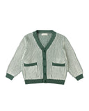 Rylee & Cru Natural Green Stripe Haywood Cardigan