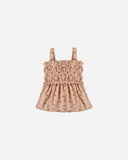 Rylee & Cru Melon Cherry Embroidery Smocked Tank+ Short Set